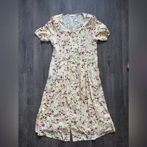 Floral Cream Dress